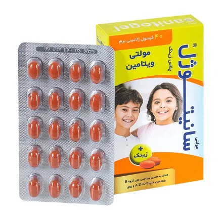 سافت ژل مولتی سانیتوژل پلاس زینک